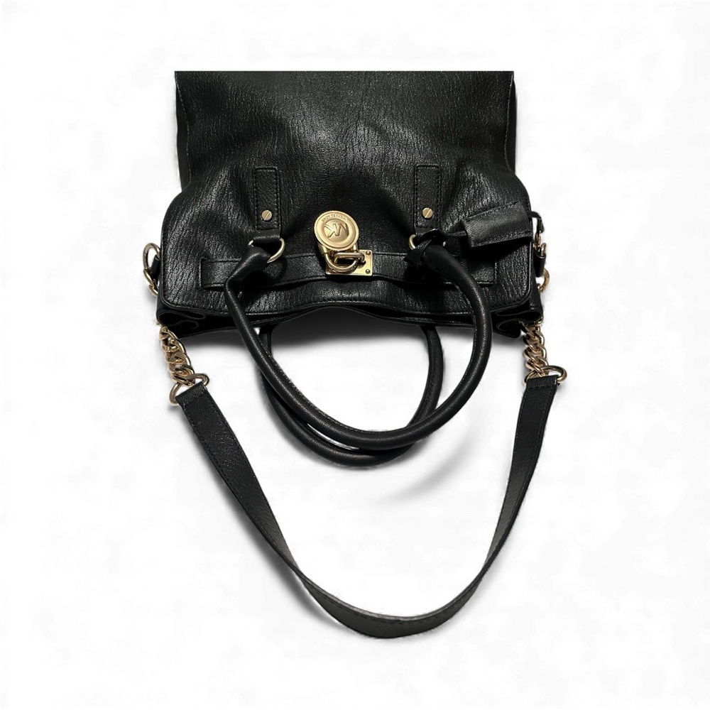 Michael Kors Hamilton Large Leather Satchel - Picture 8 of 14